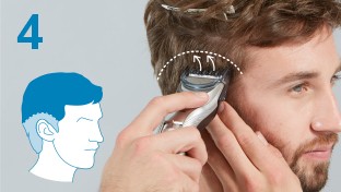 STEP 4: Around ear and nape