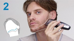 STEP 2: Make chin line