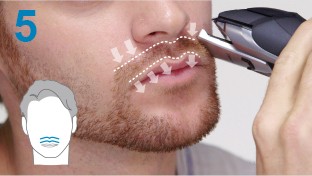 STEP 5: Detail moustache