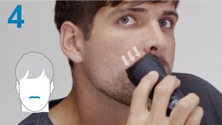 STEP 4: Detail moustache