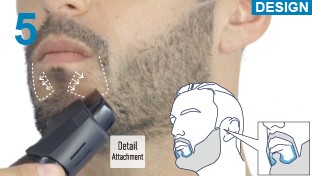 الخطوة 5: تسوية العنفقة على شكل مثلث