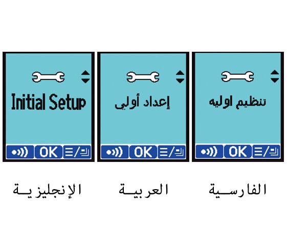 تتوفر اللغتان العربية والفارسية

