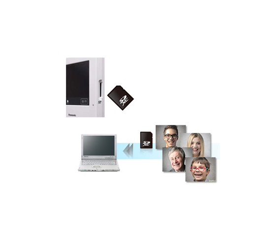 التسجيل على بطاقة SD