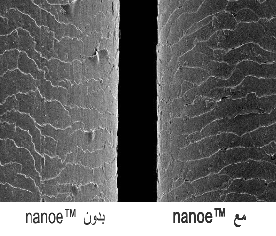 تقلل تقنية nanoe™‎ من تلف الشعر الناتج عن تسريحه بالفرشاة.