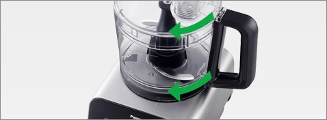 Bowl and Bowl Lid Mounting Secured by Safety Lock