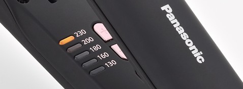 5 Temperature settings / 15-Second quick heat-up