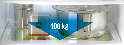 100 kg Tempered Glass Shelves