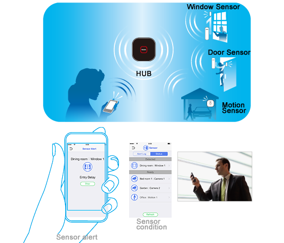 Motion and Window / Door Sensor Notification