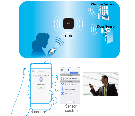 Motion and Window / Door Sensor Notification