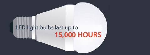 One LED Lightbulb goes a long way