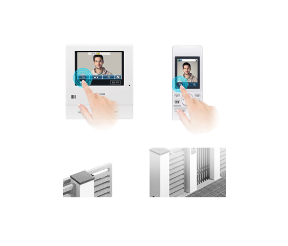 Electric Lock Release Support for Gate