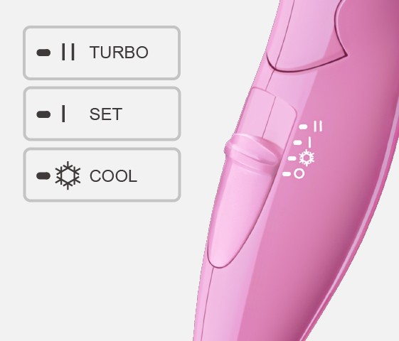 Selectable Temperature/Airflow Settings