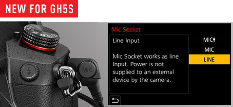 LINE Input Supported