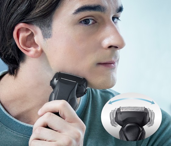 Follows Skin Contours for a Gentle and Close Shave