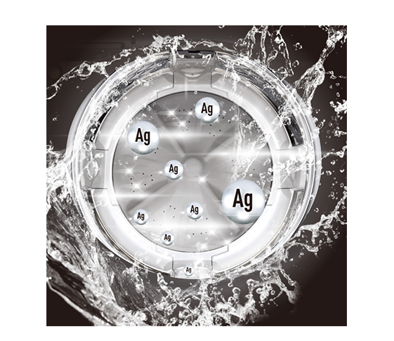 VỆ SINH LỒNG GIẶT VỚI ION BẠC